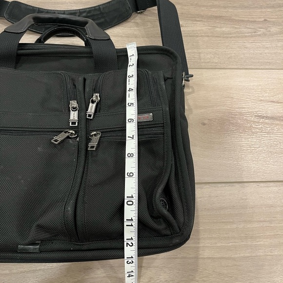 TUMI Alpha Ballistic Nylon Expandable Organizer Laptop Briefcase 26041D4 - Picture 8 of 15